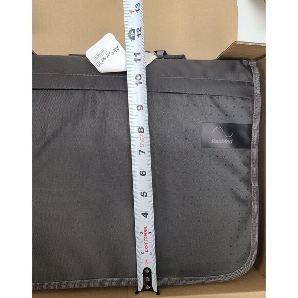 New ResMed AirSense 10 Dark Grey CPAP Travel Carry Case Bag w/ Dividers - Picture 5 of 5